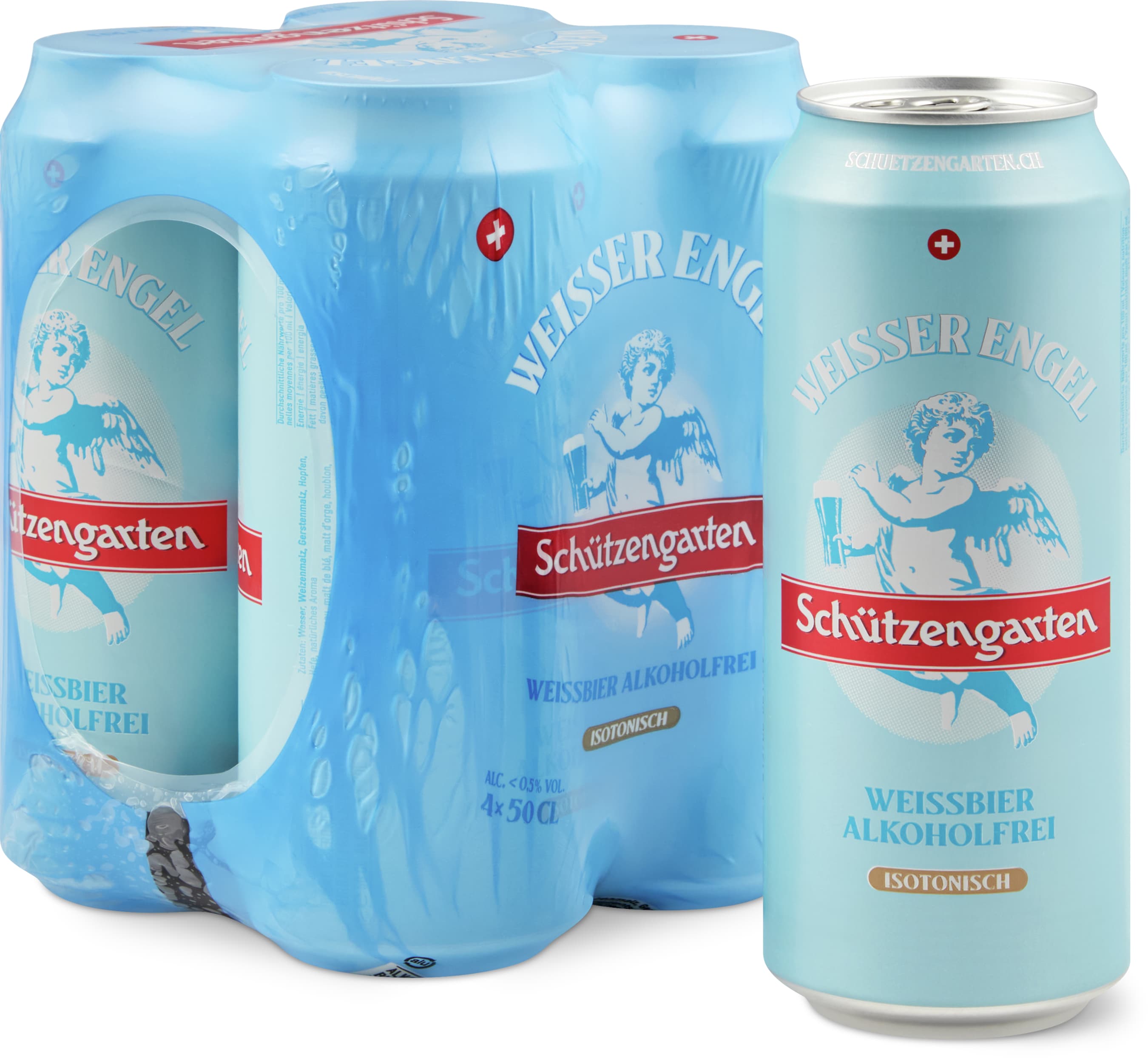 Schützengarten Weisser Engel Birra di frumento analcolica 4x500ml